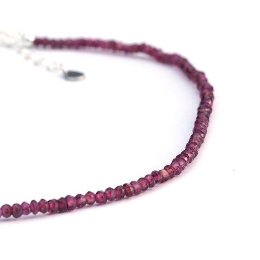 Choker de Granate Facetado