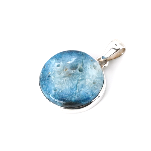 Collar de Glacierita en Bruto Redonda