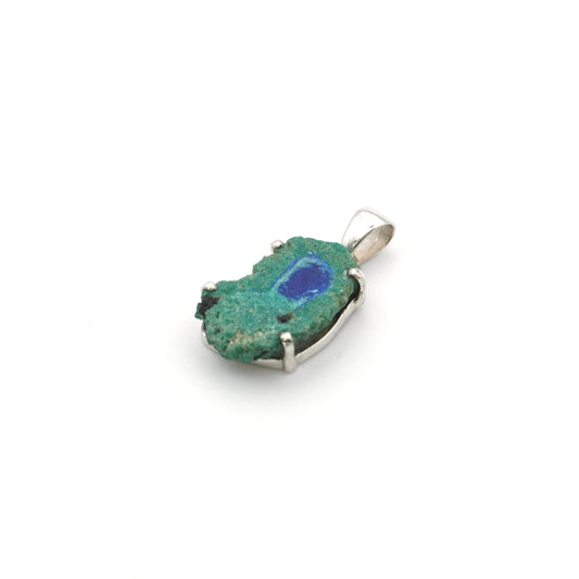 Collar Estalactita Azurita con Malaquita