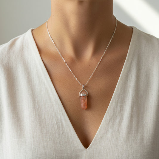 Collar Doble Punta de Piedrasol
