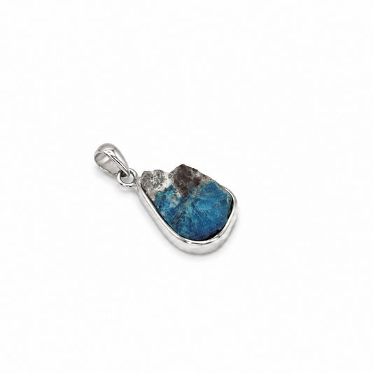 Collar de Piedra Natural Cavansita en Bruto - Pieza de Colección