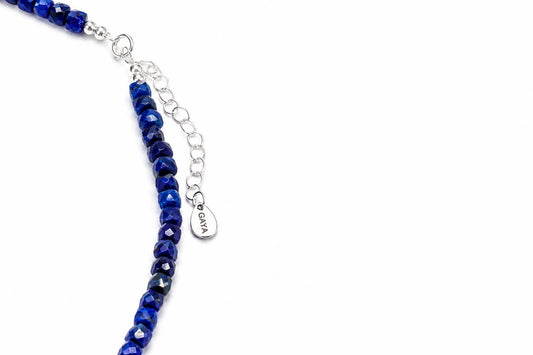 Choker de Lapislázuli AAA en Facetado