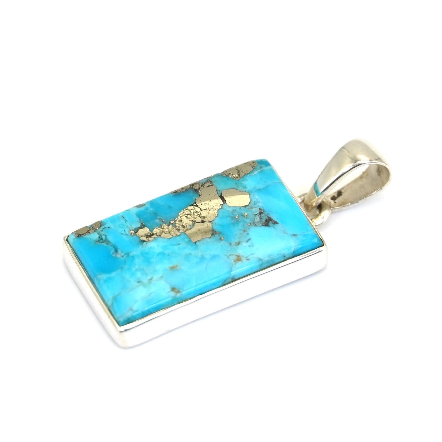 Collar Turquesa con Pirita