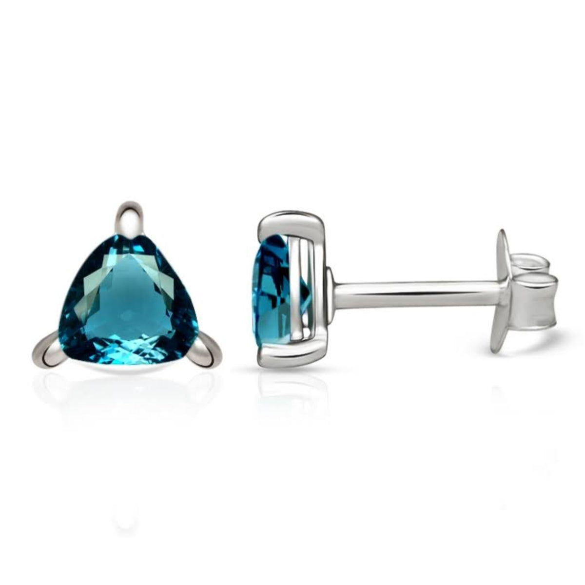 Aretes Topacio London Blue