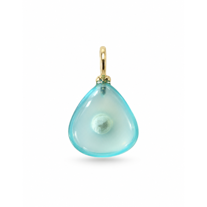 Dije de Aqua Calcedonia con Granate