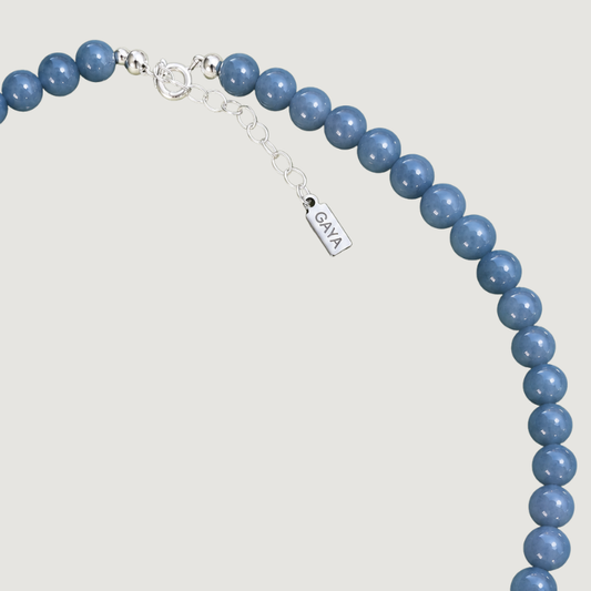 Choker de Jade Azul de Guatemala