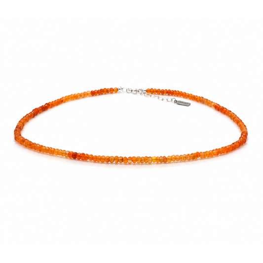 Choker de Cornalina Facetada Natural AA