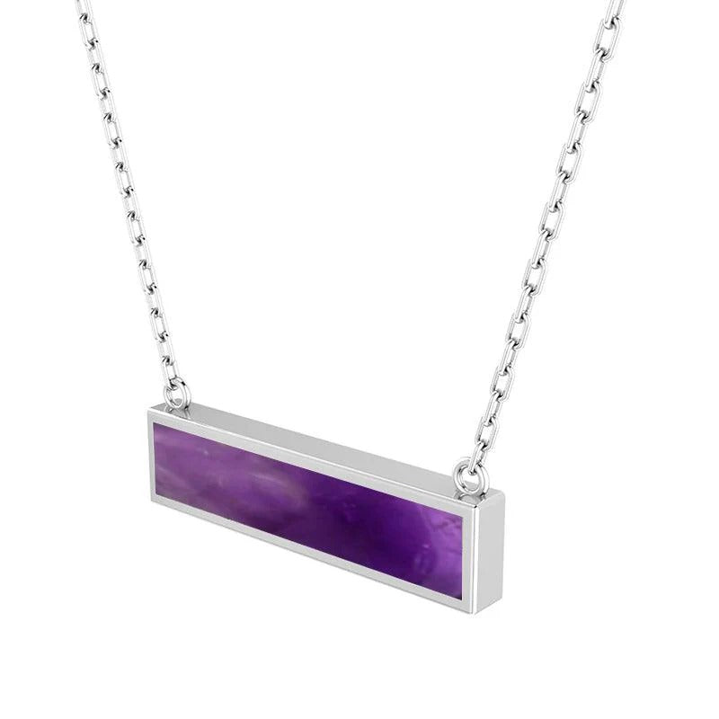 Collar Barra de Amatista