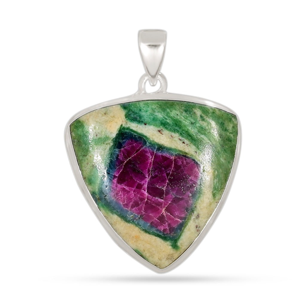 Collar de Rubí en Fucsita Grande