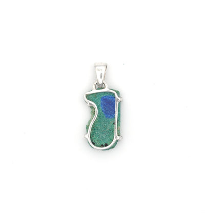 Collar Estalactita Azurita con Malaquita