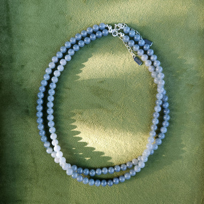 Choker de Jade Azul de Guatemala