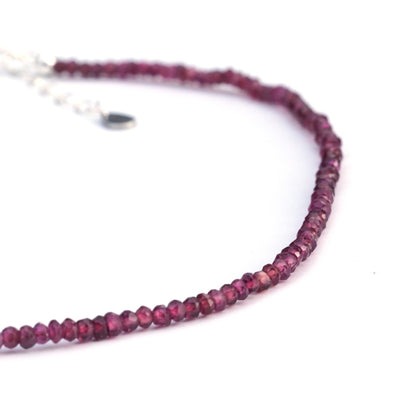 Choker de Granate Facetado