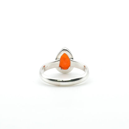 Anillo Cornalina Gota