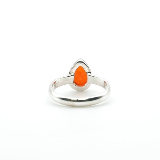 Anillo Cornalina Gota