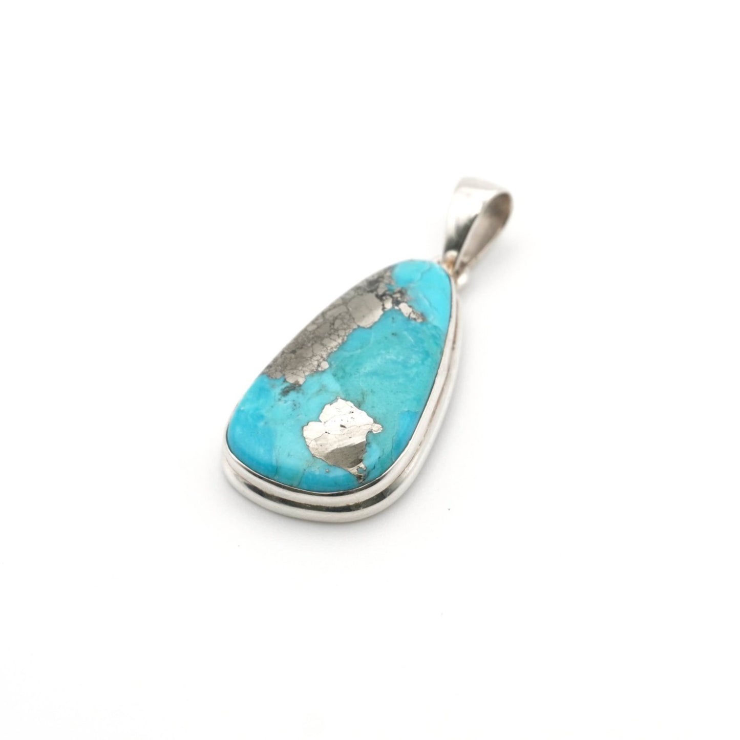Collar Turquesa con Pirita