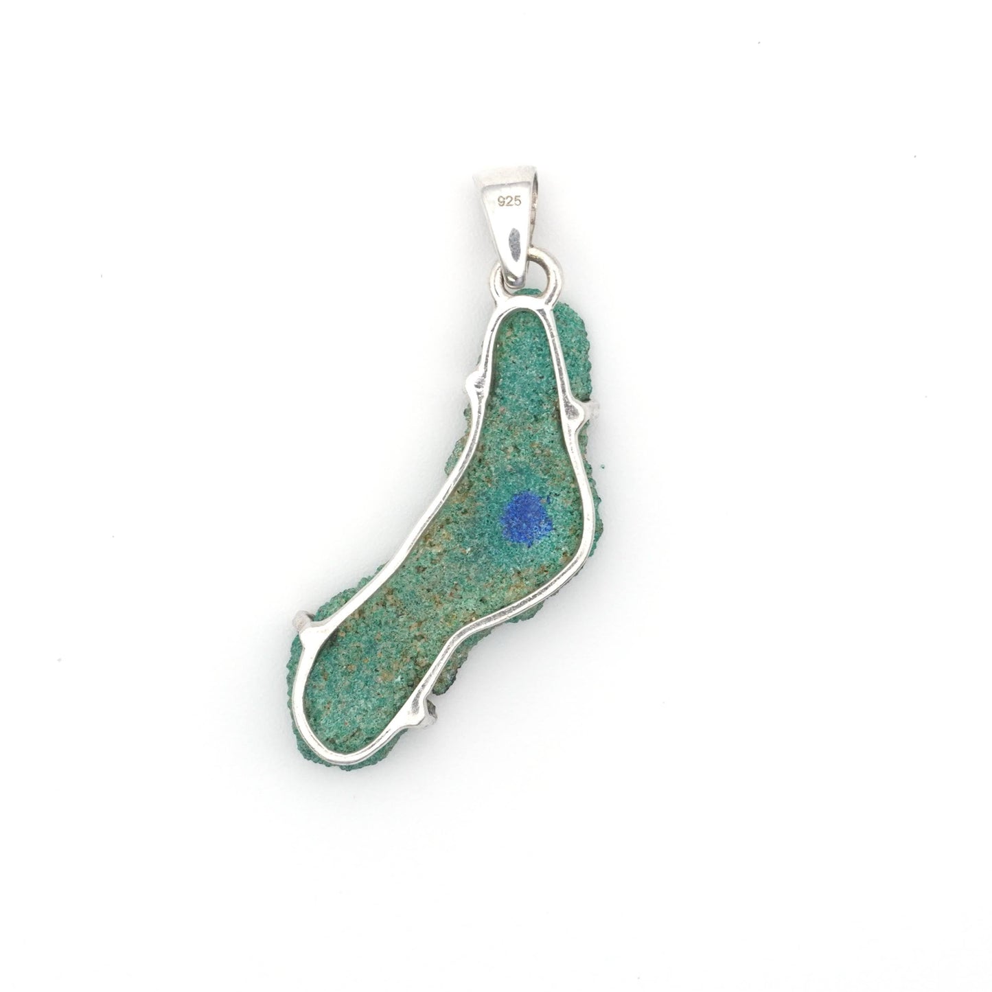 Collar Estalactita Azurita con Malaquita