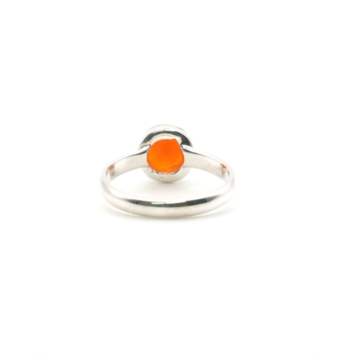 Anillo Cornalina Facetada