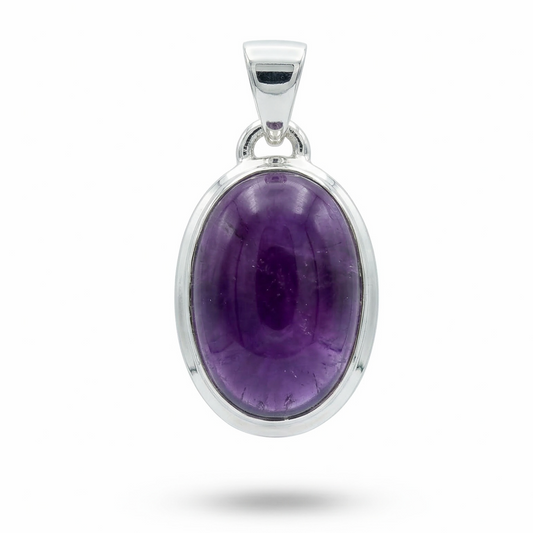 Collar de Amatista Uruguaya Oval