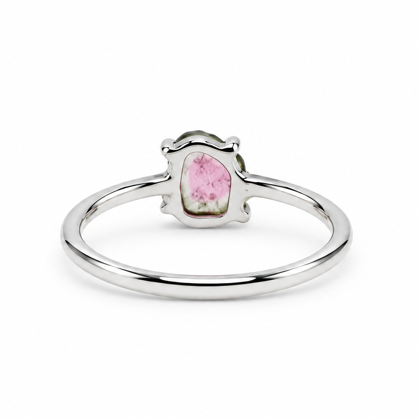 Anillo de Turmalina Sandía