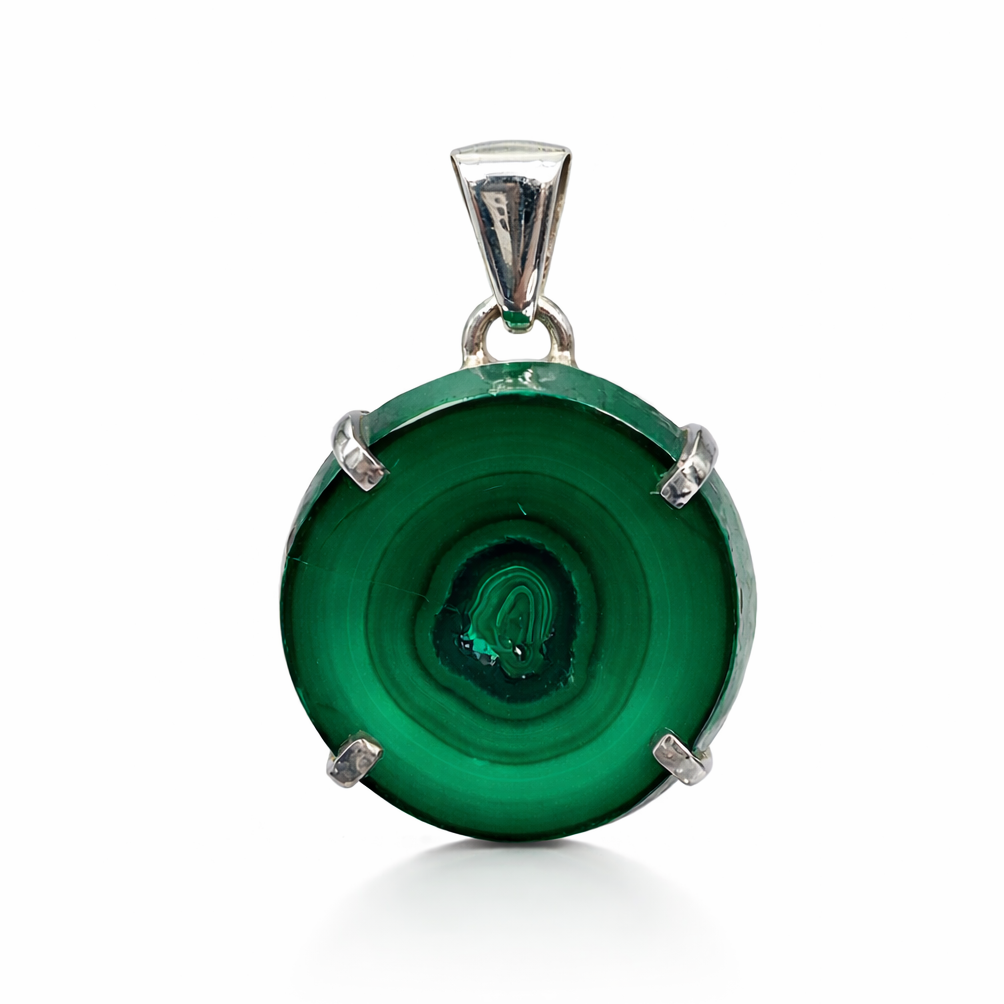 Collar Estalactita de Malaquita del Congo