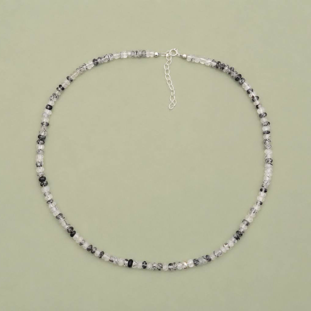Choker de Cuarzo Turmalinado