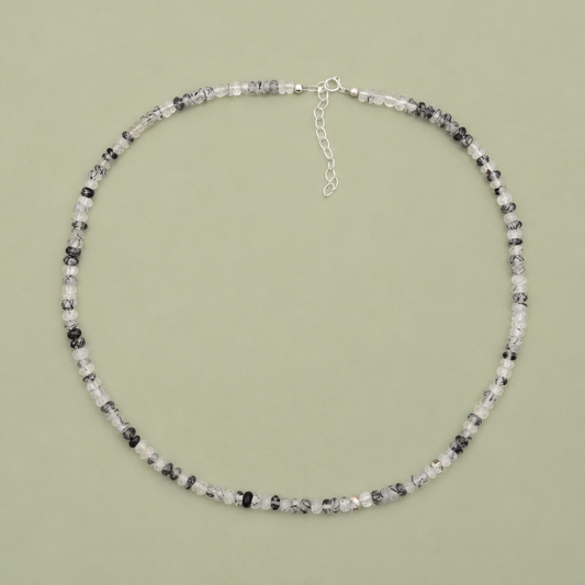 Choker de Cuarzo Turmalinado