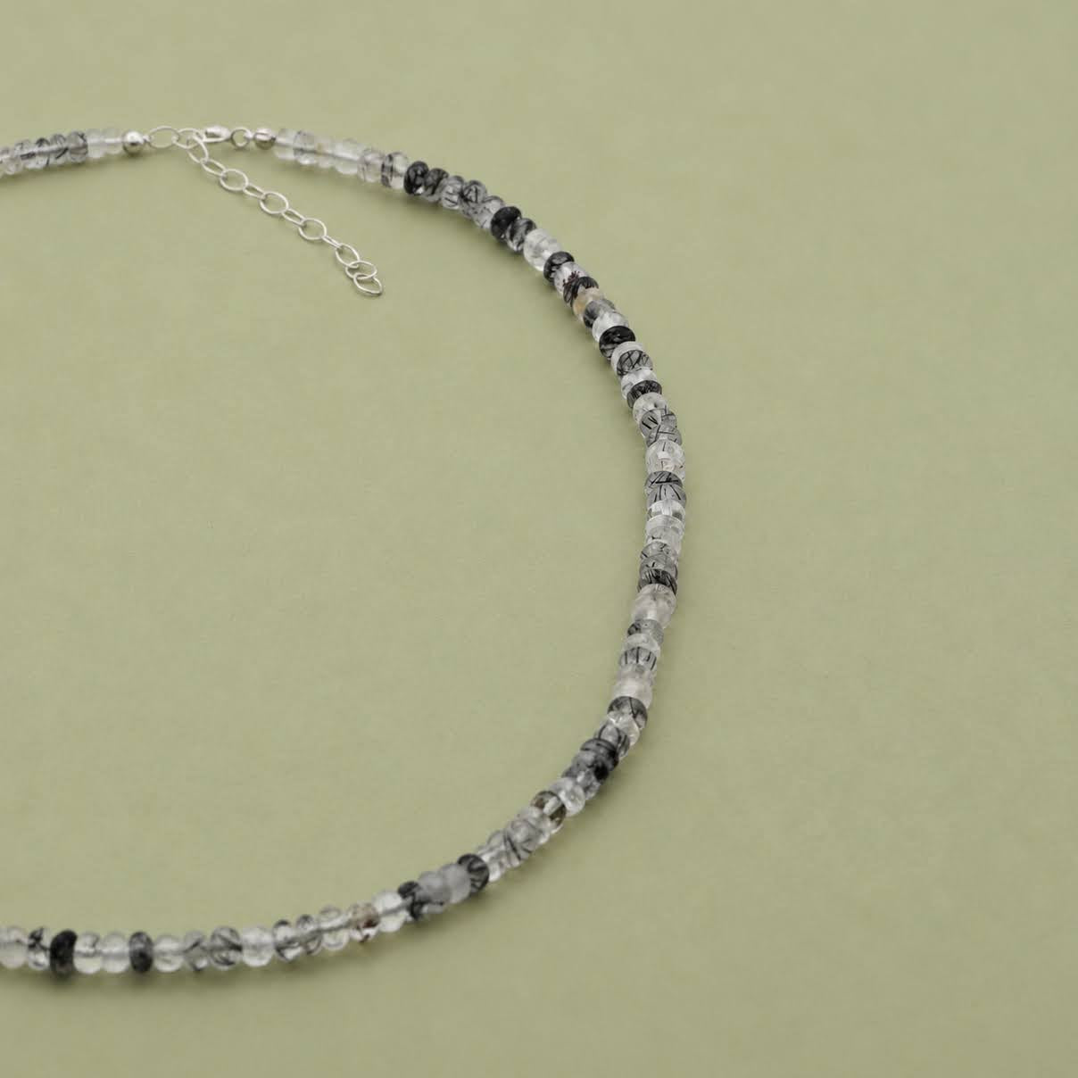 Choker de Cuarzo Turmalinado
