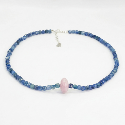 Choker de Kianita y Kunzita