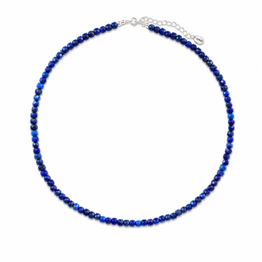 Choker de Lapislázuli AAA en Facetado