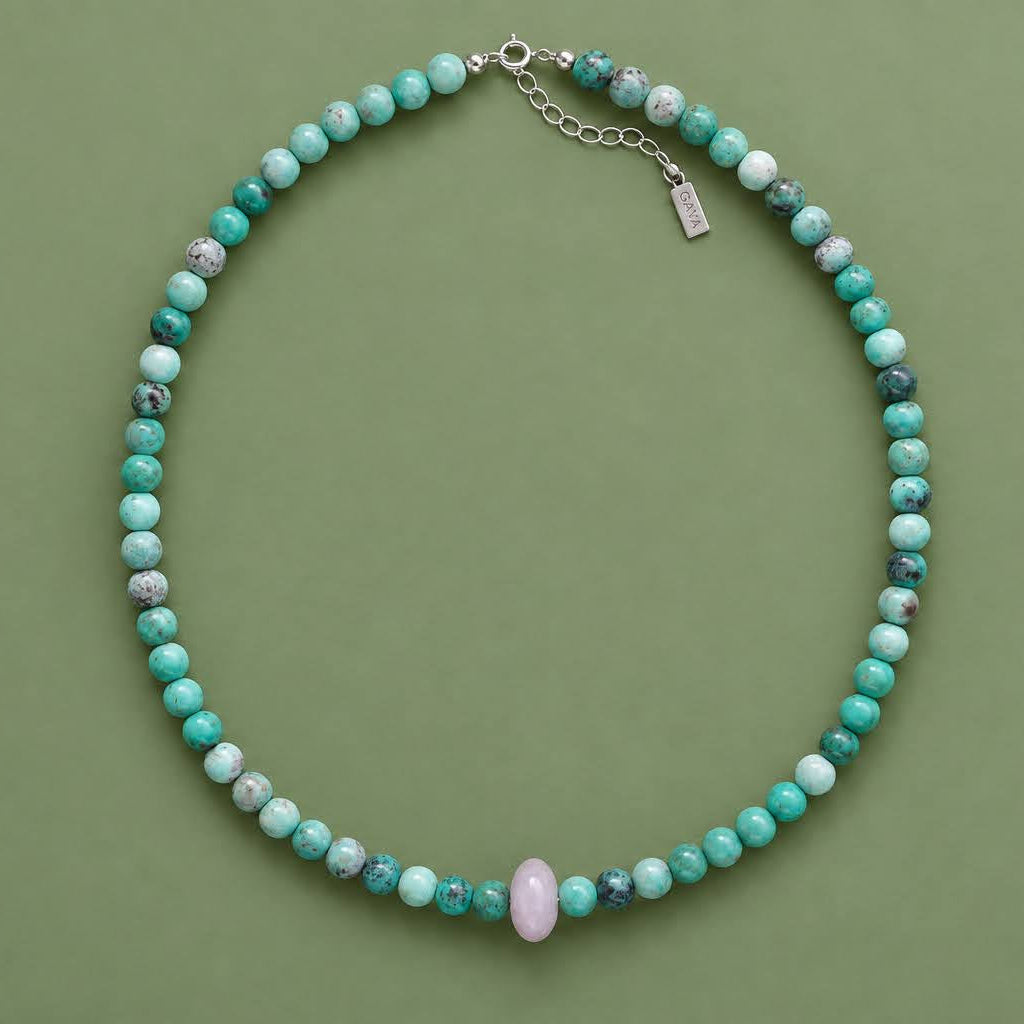 Choker Variscita y Kunzita