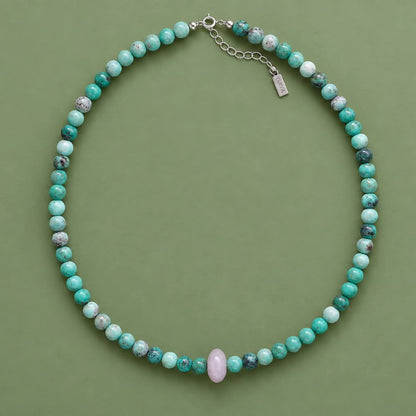 Choker Variscita y Kunzita