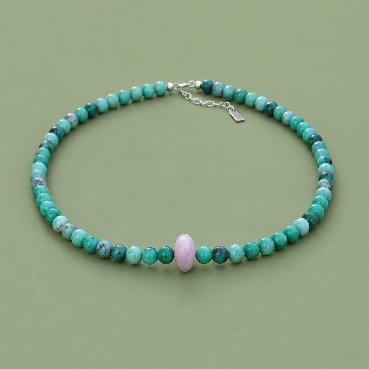 Choker Variscita y Kunzita