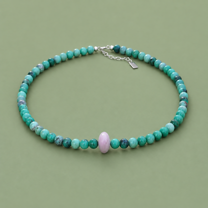 Choker Variscita y Kunzita
