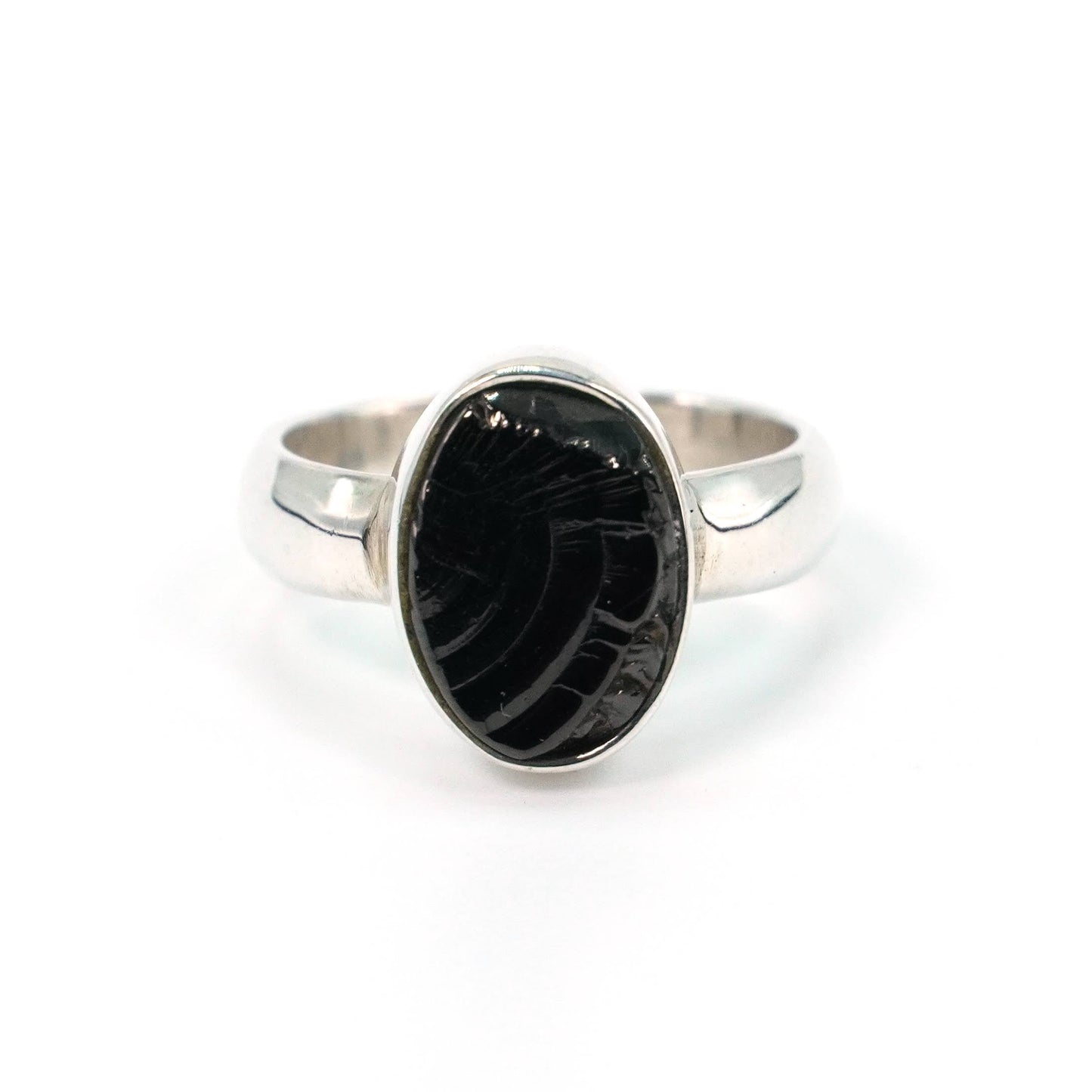 Anillo Shunguita Elite Oval en Bruto