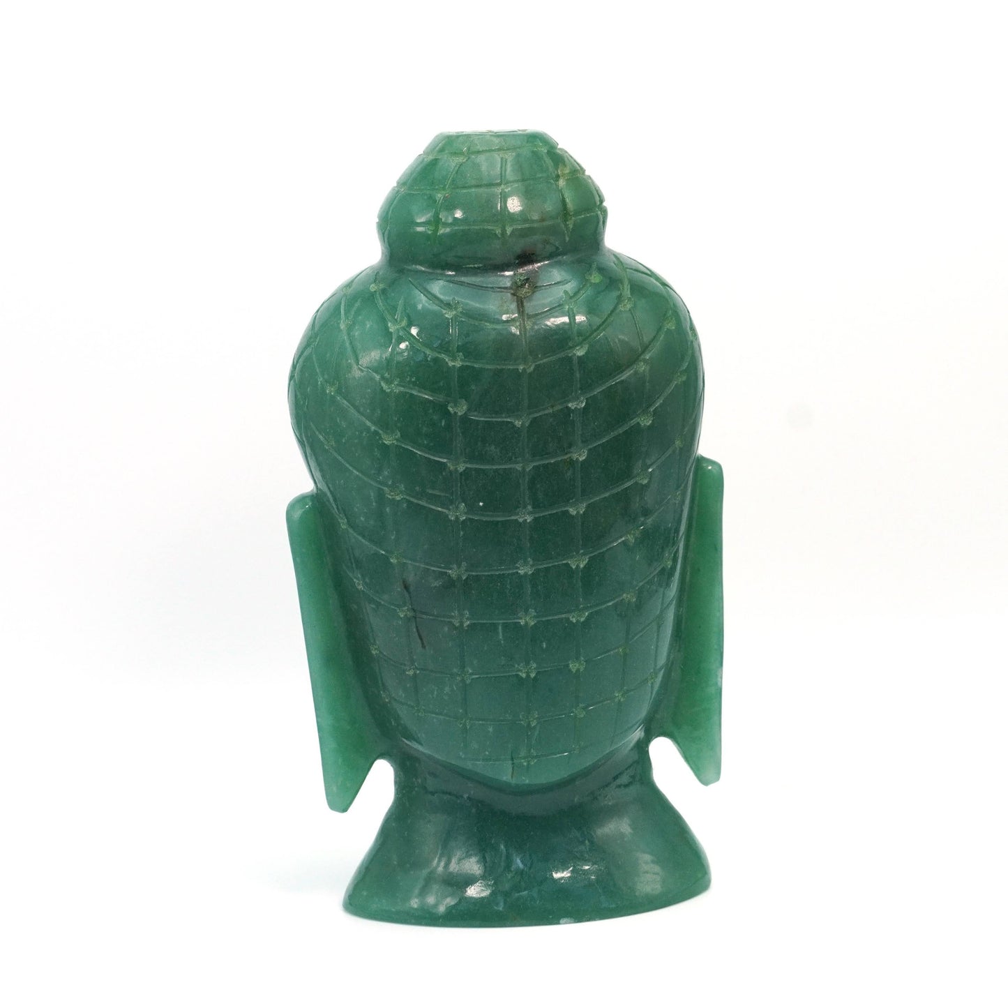 Buda Venturina Verde Natural Tallado a Mano India