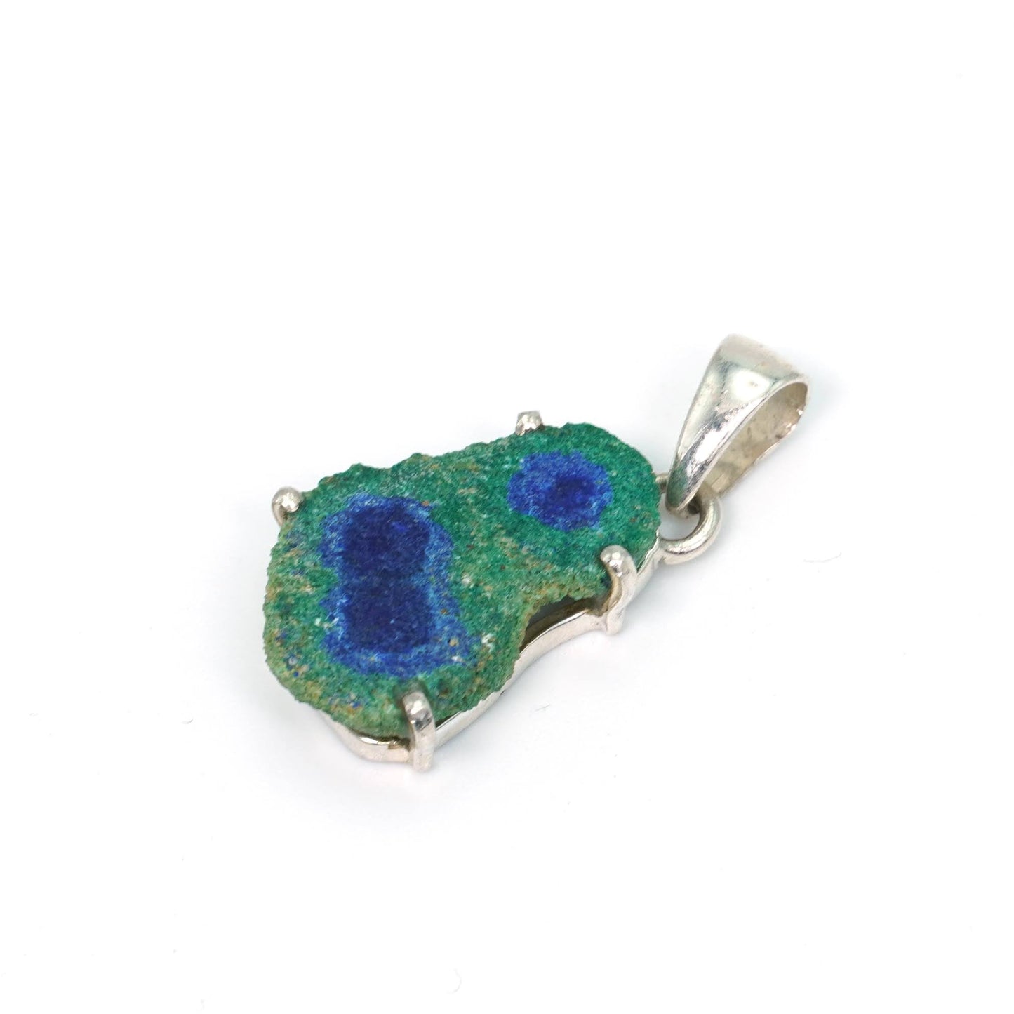 Collar de Estalactita Azurita en Malaquita del Congo