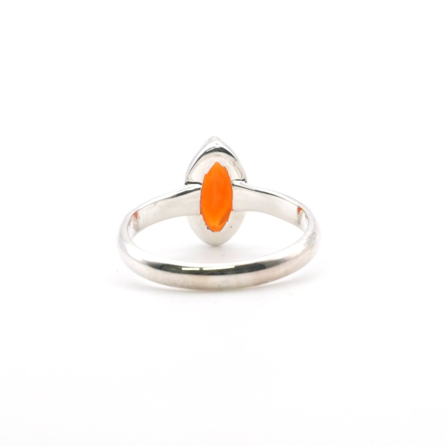 Anillo Cornalina Facetada