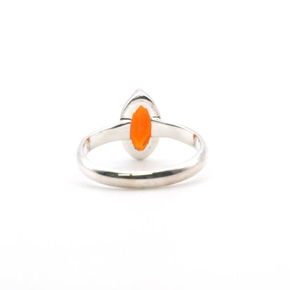 Anillo Cornalina Facetada
