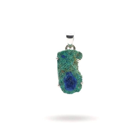 Collar Estalactita Azurita con Malaquita