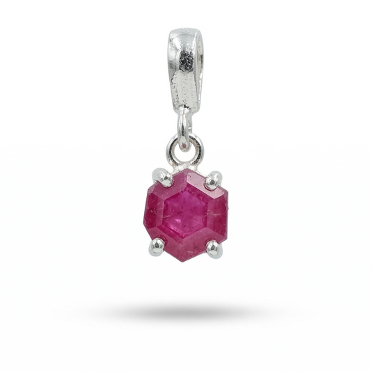 Collar Mini Estalactita de Rubí