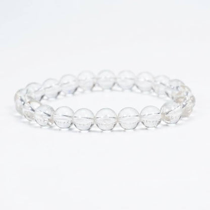 Pulsera Piedra Natural Cuarzo Cristal