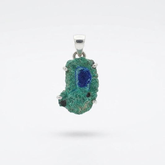 Collar Estalactita Azurita con Malaquita