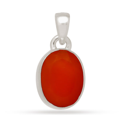 Collar de Cornalina Oval Facetada