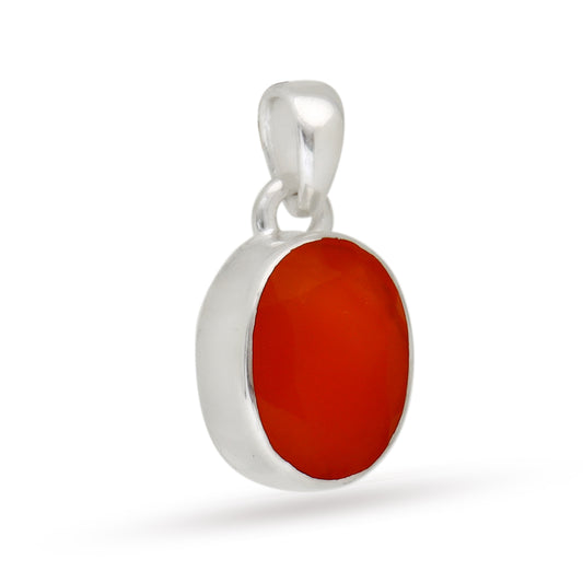 Collar de Cornalina Oval Facetada