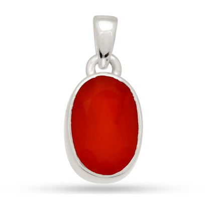 Collar de Cornalina Oval Facetada