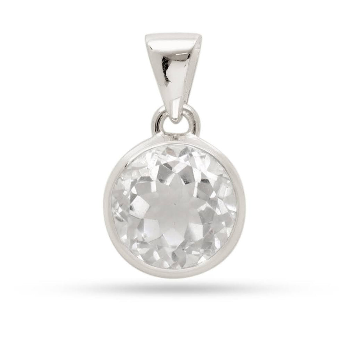 Collar Cuarzo Cristal Facetado