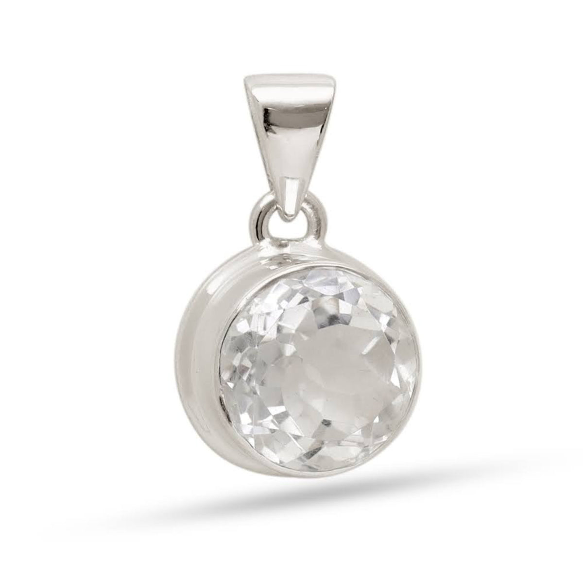 Collar Cuarzo Cristal Facetado