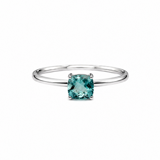 Anillo Fluorita Facetado de Bélgica