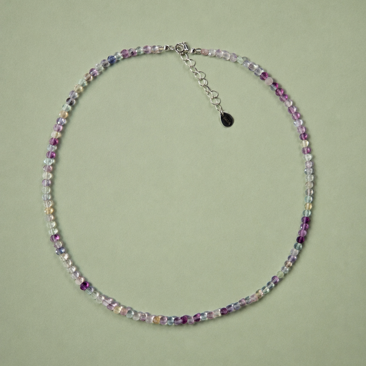 Choker de Lentejas de Fluorita