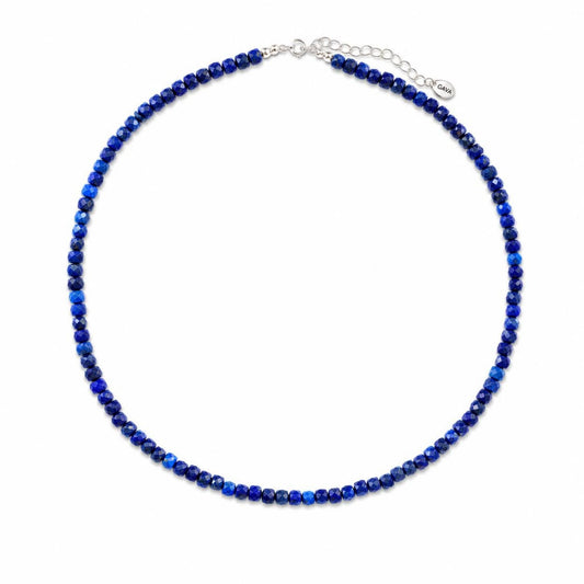 Choker de Lapislázuli Facetado